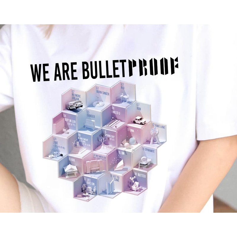 BTS Inspired Proof Shirt for Men - Track Player Design