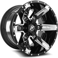 XF Off-Road XF-214 Gloss Black Wheels 20x10 5x139.7 -24 Offset