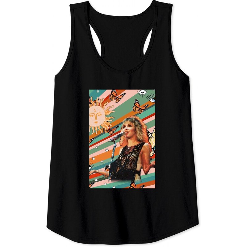 Stevie Nicks Men's Tank Tops in Black