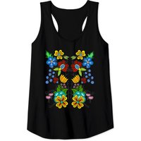 Ojibwe Floral Men's Black Tank Top