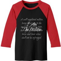 I Am The Militia Pro 2nd Amendment Men's Baseball Tee