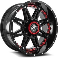 XF Off-Road XF-217 Gloss Black Wheels - 20x10 - 5x139.7 -24 Offset — Wheels & Rims