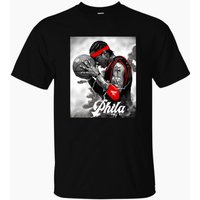 Vintage Allen Iverson T-Shirt for Men in Black