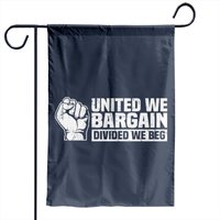 Union Worker Apparel Garden Flags for Navy