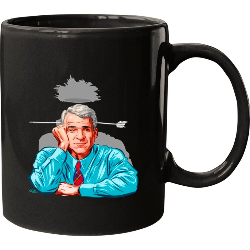 Steve Martin Ceramic Mug by Paul Cemmick — Mugs & Tumblers