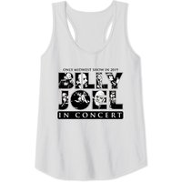 Billy Joel Essential Tank Tops for Men in Dark Grey