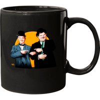 Laurel and Hardy Mug by Paul Cemmick — Mugs & Tumblers