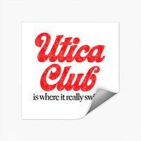 Utica Club Vintage Beer Lover Stickers — Stickers & Decals