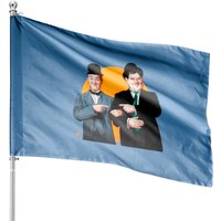 Laurel and Hardy House Flags by Paul Cemmick