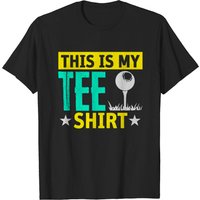 Funny Golf T-Shirt for Men - Black