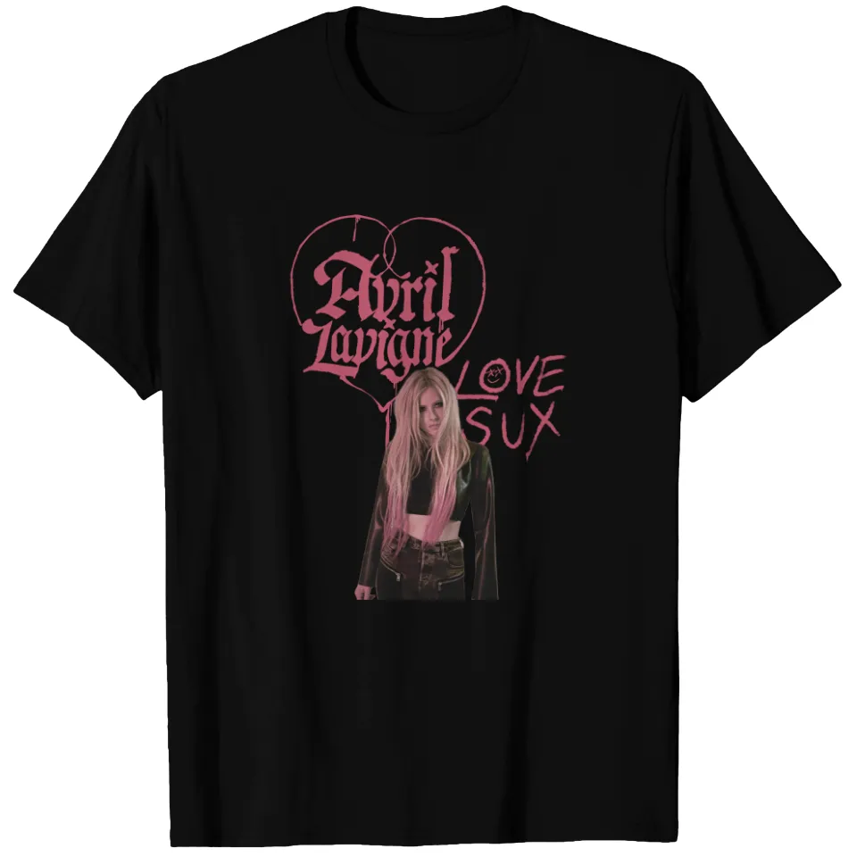 T-shirt Avril Lavigne Love Sux pour hommes — T-shirts pour hommes