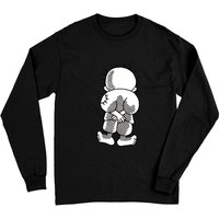 Hanzala, Handala, حنظلة Long Sleeves for Unisex Black — Mens T Shirts