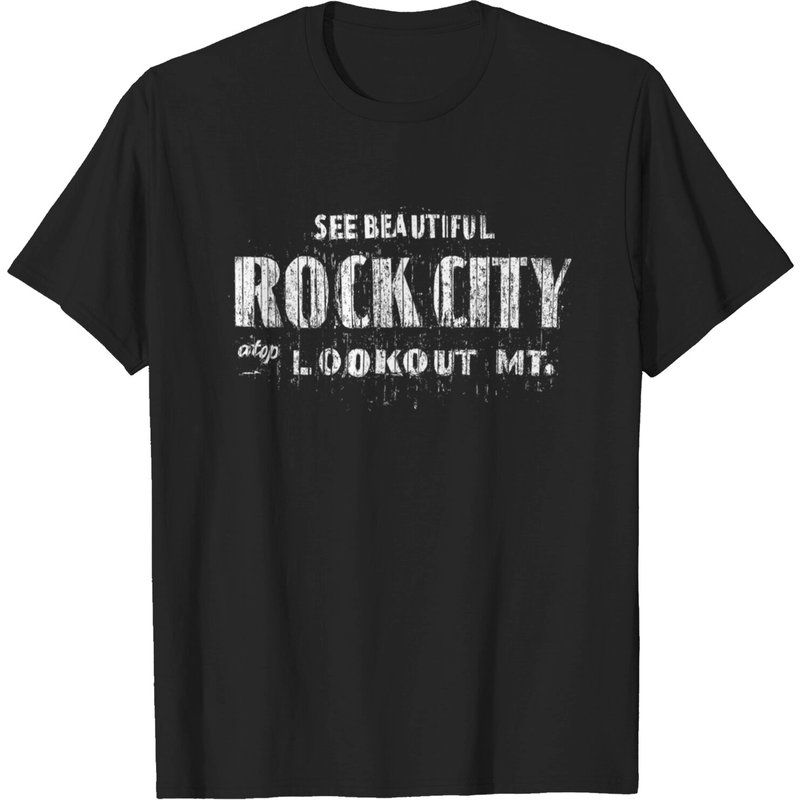 See Rock City Men's T-Shirt in Black — Mens T Shirts