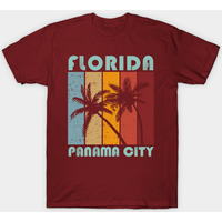 Panama City Beach Florida Graphic Vintage Men's T-Shirt — Mens T Shirts