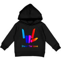 Hoodie à Capuchon Share The Love pour Enfants - Noir