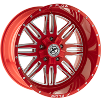 Roues XF Off-Road XFX-303 Red Milled - 22x12 - 5x139.7 -44 Offset — Roues et jantes