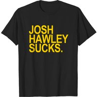 T-shirt Josh Hawley Sucks Jaune pour Hommes