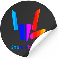 Autocollants Arrière Share The Love Merch Pour Enfants et Adolescents