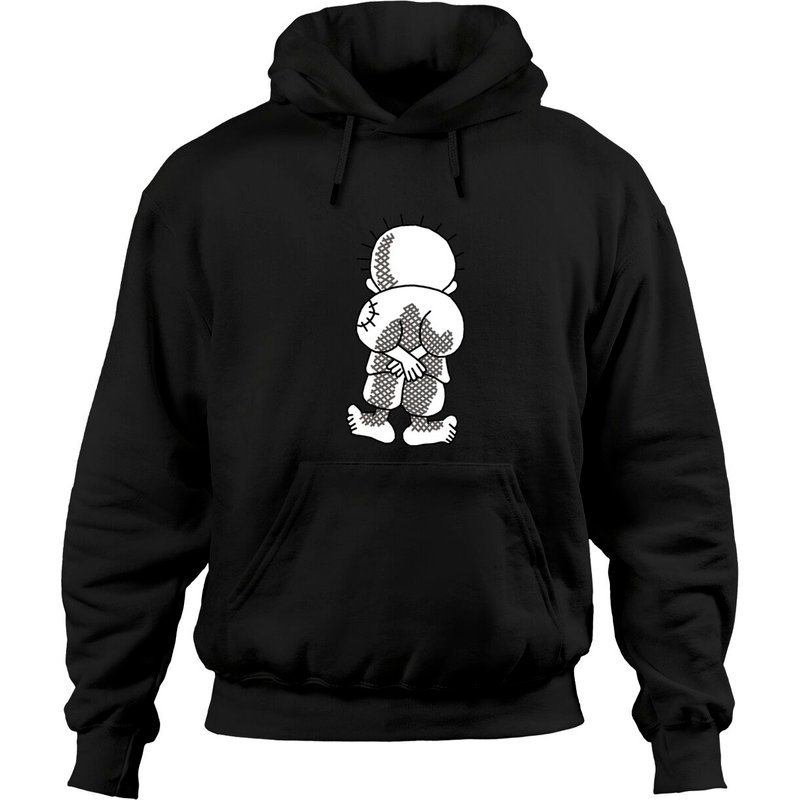 Hanzala, Handala, حنظلة Sweatshirts Unisex Noirs — Sweats à capuche pour hommes