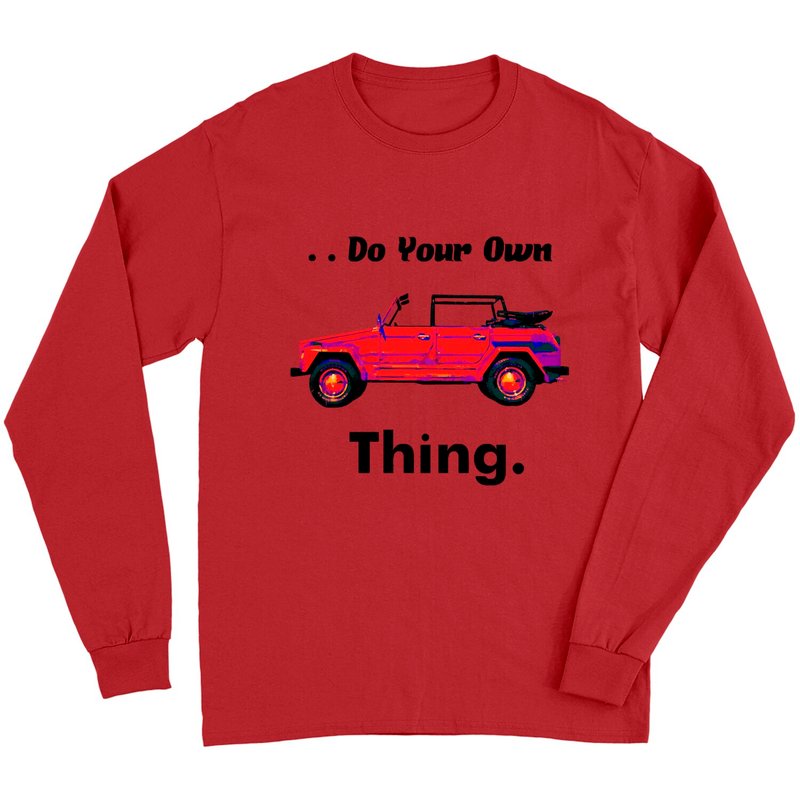 Faites Votre Propre Chose - Vw Thing - T-Shirt Unisexe à Manches Longues — T-shirts pour hommes