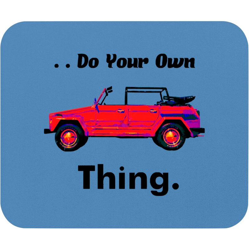 Do Your Own Thing. - Vw Thing - Tapis de souris — Tapis de souris et sous-mains