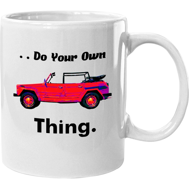 Do Your Own Thing. - Vw Thing - Customizable Ceramic Mug — Mugs & Tumblers
