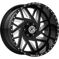XF Off-Road XFX-306 Gloss Black Milled Wheels - 20x10 -5x114.3 — Wheels & Rims