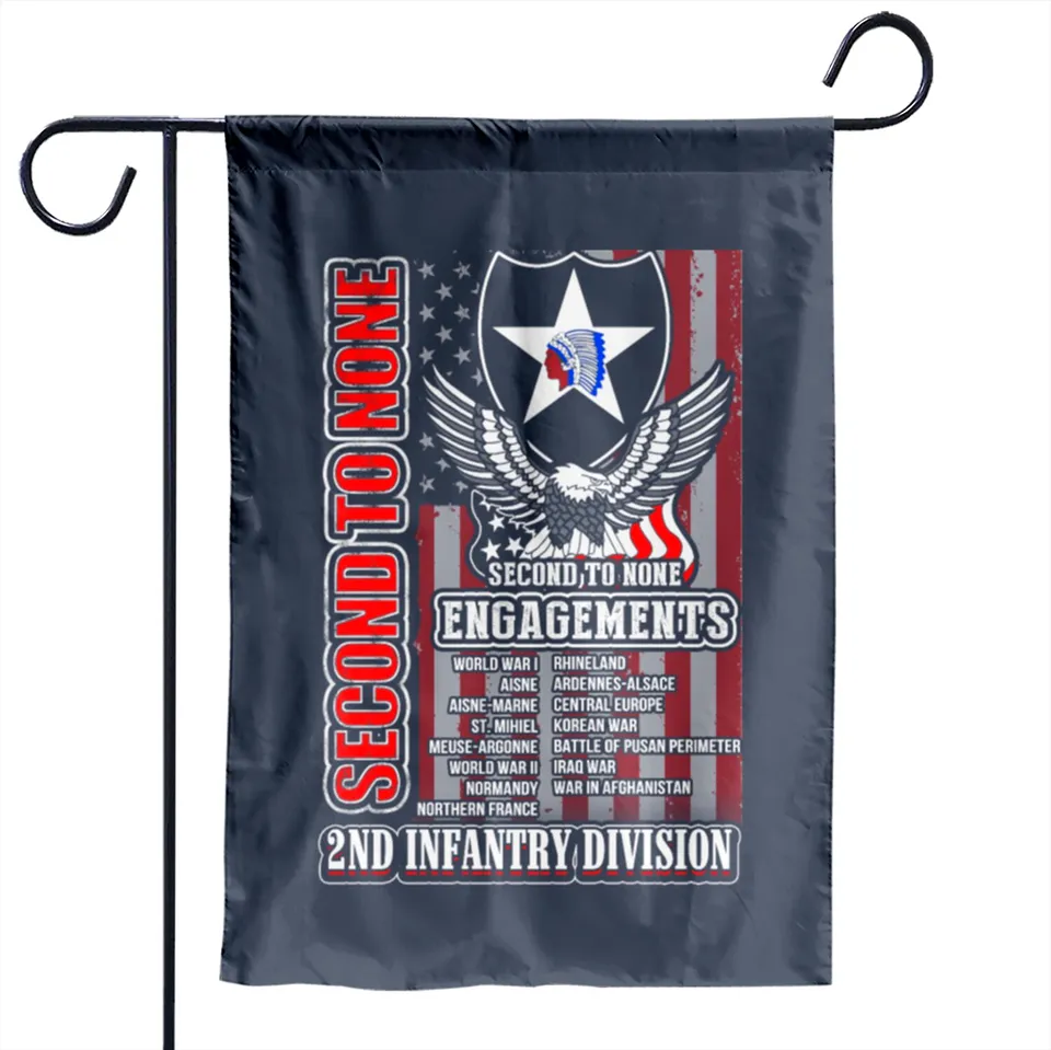 2nd Infantry Division Engagements Garden Flags