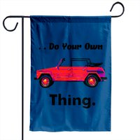 Do Your Own Thing - VW Thing Garden Flags