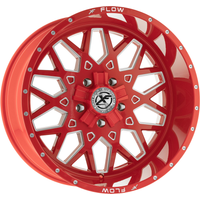 XF Off-Road XFX-307 Red Milled Wheels - 22x12 - 5x139.7 -44 Offset — Wheels & Rims