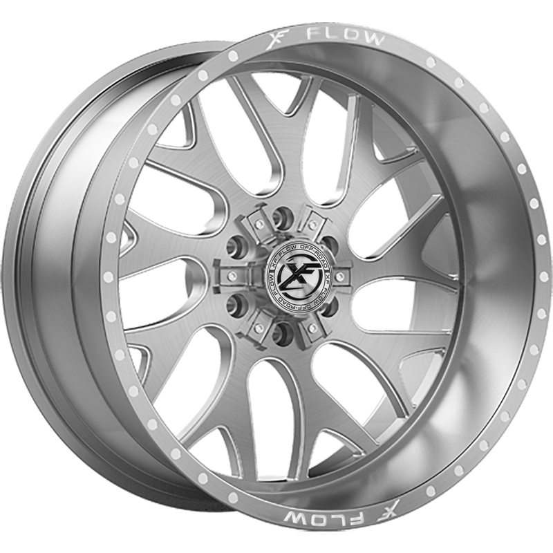 XF Off-Road XFX-301 Brushed Wheels - 24x14 - 5x127 Bolt Pattern — Wheels & Rims