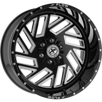 Roues XF Off-Road XFX-304 Moulées Noires Brillantes - 22x12 - 5x139.7