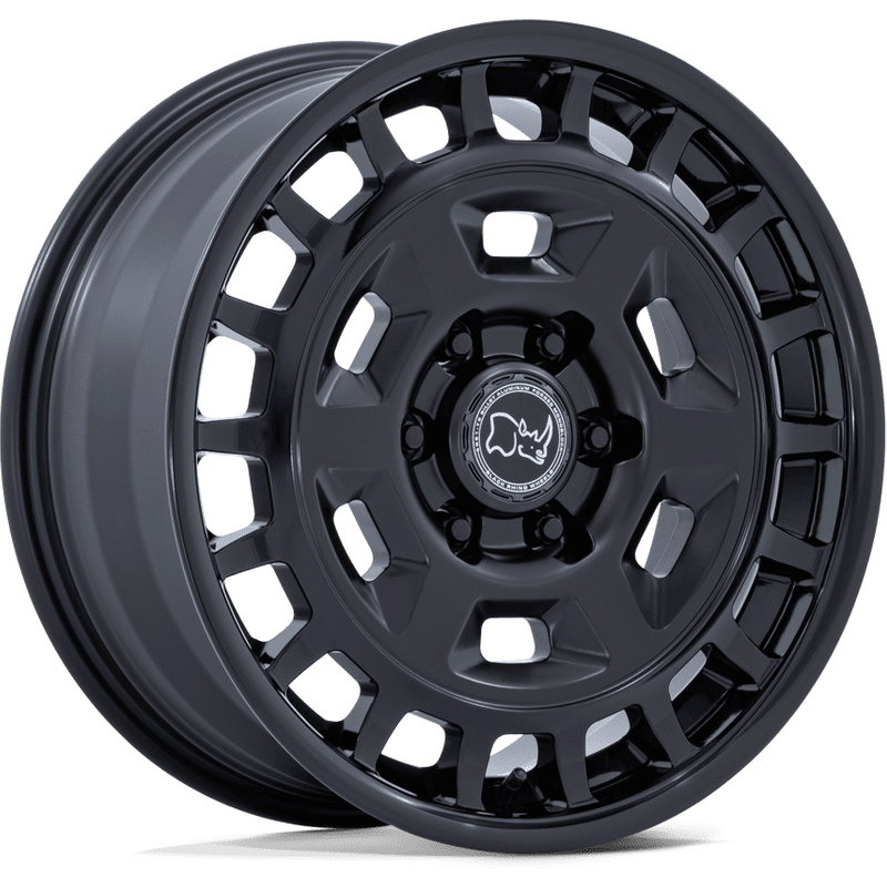 Black Rhino BR405 Rover Black 17x8 Wheels 6x130 Bolt Pattern 32 Offset — Wheels & Rims