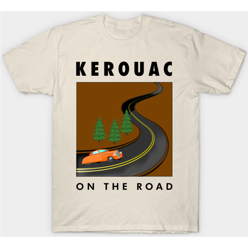 T-shirt pour hommes On The Road avec Jack Kerouac — T-shirts pour hommes