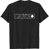 Baseball Scorecard Men's T-Shirt in Black