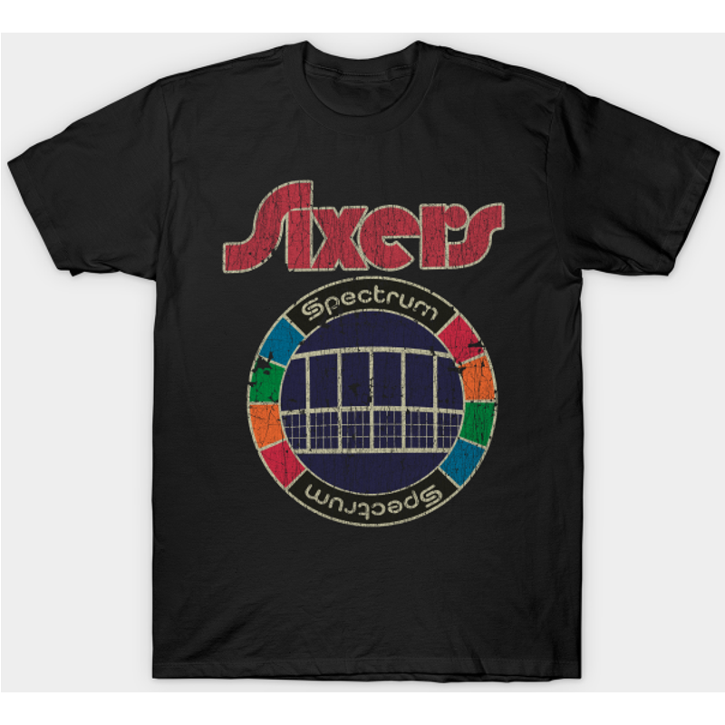 T-shirt Vintage Logo Spectrum Sixers pour hommes — T-shirts pour hommes