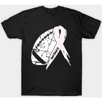 T-Shirt pour Hommes avec Ruban de Sensibilisation au Cancer du Poumon — T-shirts pour hommes
