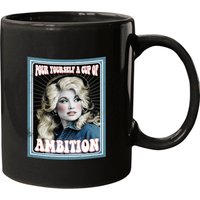 Mug Vintage Art Fan de Dolly Parton - Versez-vous une Tasse d'Ambition