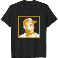 Hank Aaron Men's T-Shirt in Black
