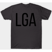 T-shirt pour hommes avec le code de l'aéroport LGA La Guardia de New York