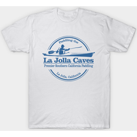 T-shirt pour hommes La Jolla Caves en bleu clair