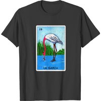 T-shirt Loteria Mexicana Art La Garza pour hommes — T-shirts pour hommes