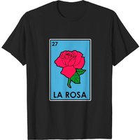 La Rosa Loteria - La Rosalia T-shirt pour hommes en noir