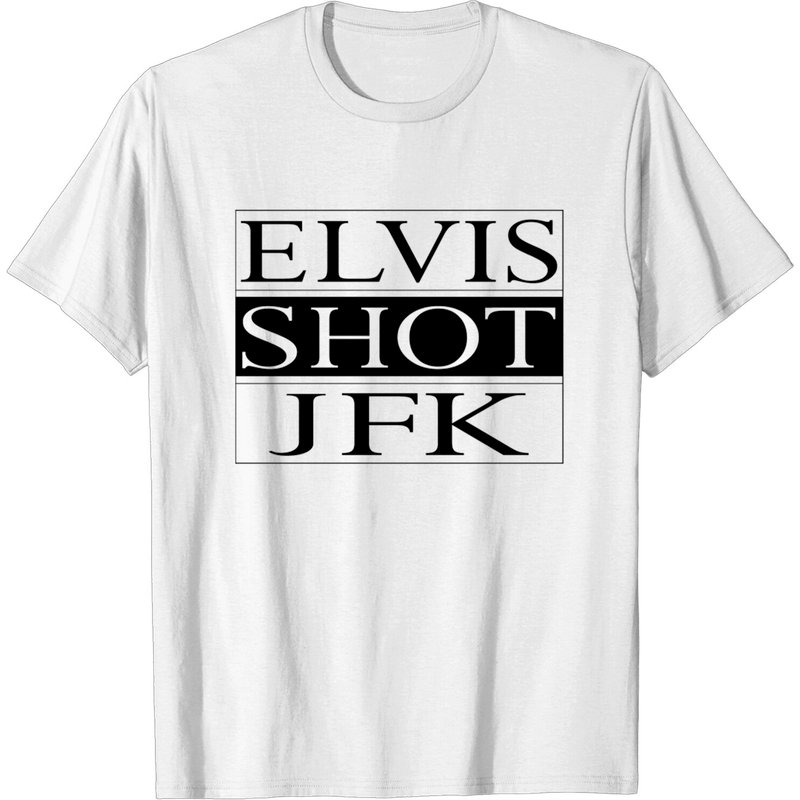 T-shirt Elvis Shot JFK La Haine pour hommes — T-shirts pour hommes