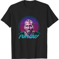 T-shirt noir Fun Guy La Clippers pour hommes