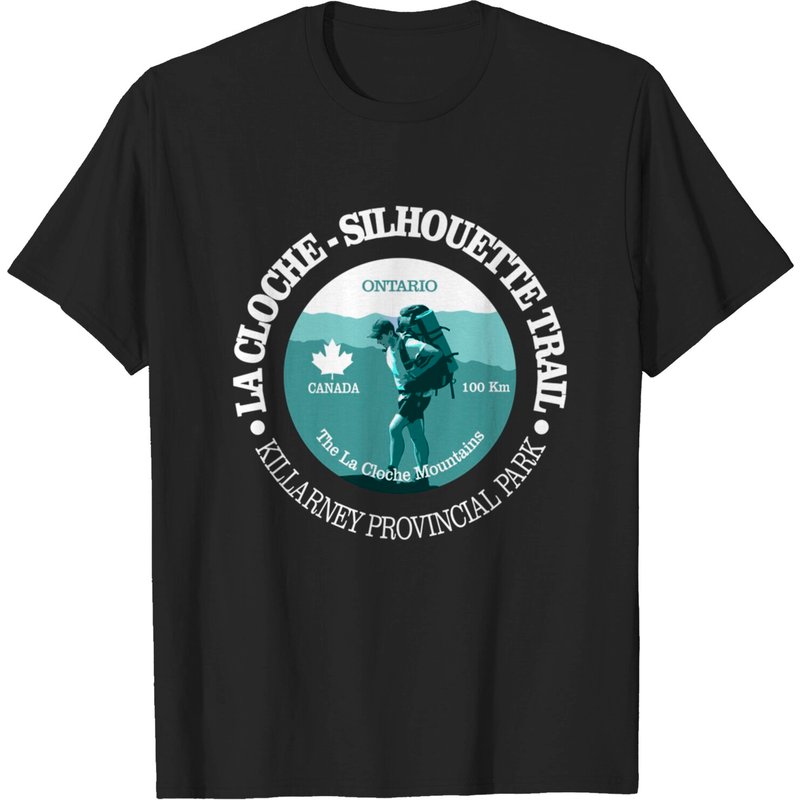 T-shirt La Cloche Silhouette Trail pour hommes - Noir