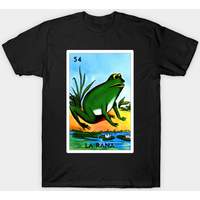 T-shirt La Rana Loteria Mexicana pour hommes - Noir — T-shirts pour hommes