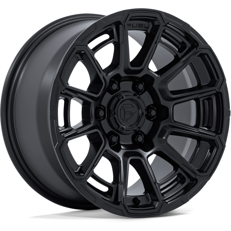 Fuel FC910 Foxhound Blackout Wheels - 17x9 - 6x135 Bolt Pattern — Wheels & Rims
