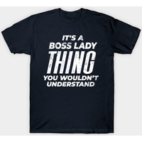 T-shirt pour hommes Boss Lady Design Distressé — T-shirts pour hommes