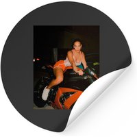 Jorja Smith Red Motorcycle Classic Stickers